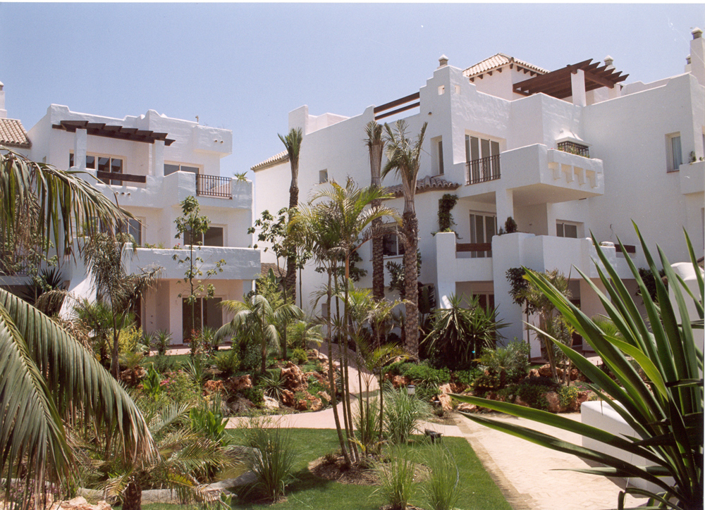 Jardines de la Aldaba - Vista interior pueblo
